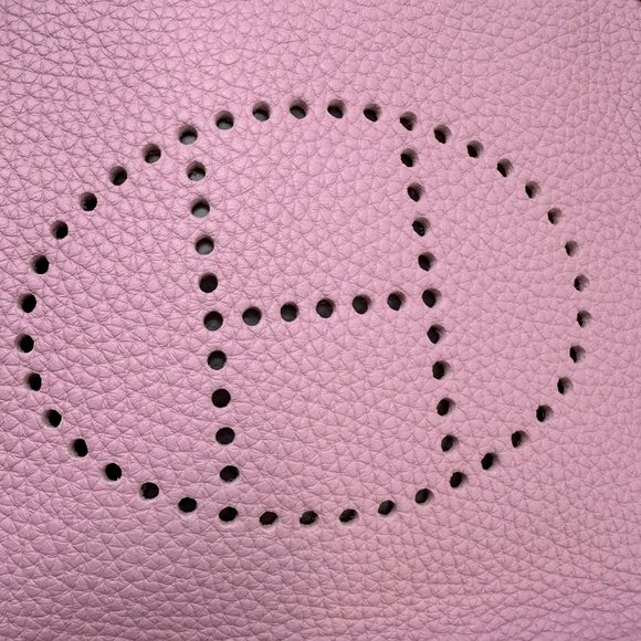 HERMES 2023 Evelyne TPM "Mauve Sylvestre" Pink Clemence Leather PHW - Picture 9 of 12